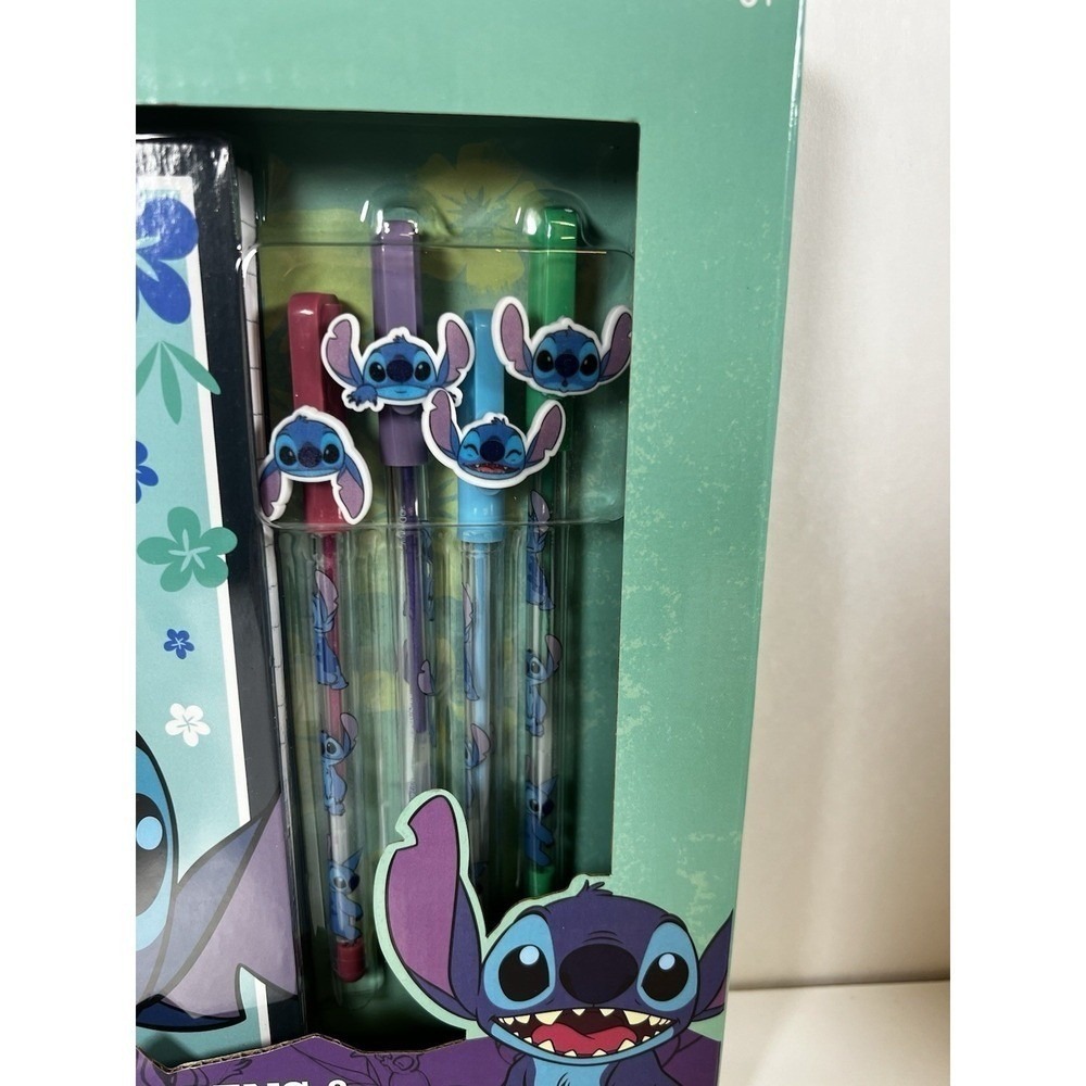 Disney Stitch Journal & Gel Pens Set Lilo & Stitch Gift Stationery - Picture 3 of 5